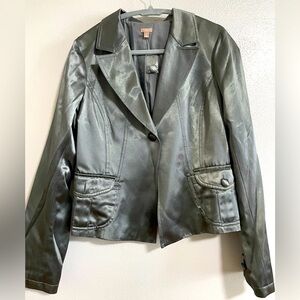 New Halogen Blazer in dark gray size L